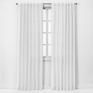 54"x95" Light Filtering Linen Window
Curtain Panel White - Threshold™